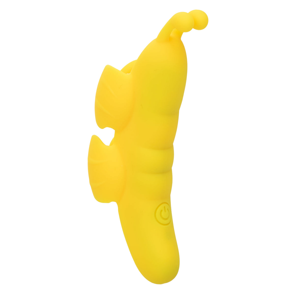 Neon Vibes The Butterfly Vibe Yellow Silicone Finger Teaser with 10 Functions and Rechargeable > Vibrators > Finger Vibrators - Tophatter Daily Deals