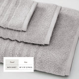 Luxury Combed Cotton Bath Towel Set - Karina Collection Bath - Tophatter Daily Deals
