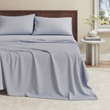 Viscose from Bamboo & Cotton Blend Jersey Knit Sheets Sky Blue Bedding - Tophatter Daily Deals