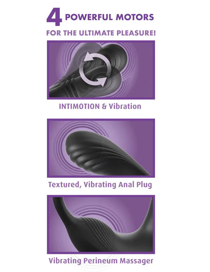 Anal Fantasy Elite Ass Gasm IntiMotion – Advanced Anal Vibrator > Anal Range > Prostate Plugs - Tophatter Daily Deals