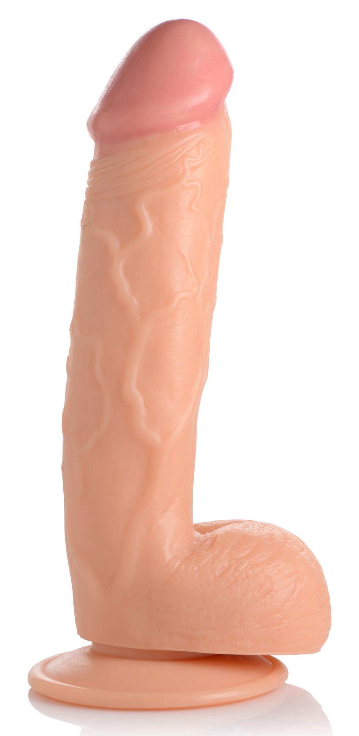 Pop Pecker 8.25 Inch Realistic Dildo With Suction Base Light > Dildos > Realistic Dildos - Tophatter Daily Deals