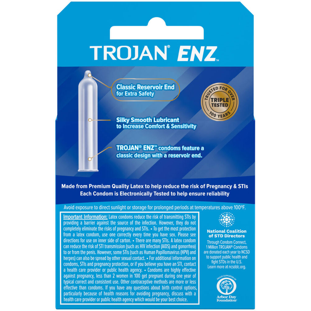 Trojan Enz Lubricated - 3 Pack > Essentials > Condoms - Tophatter Daily Deals