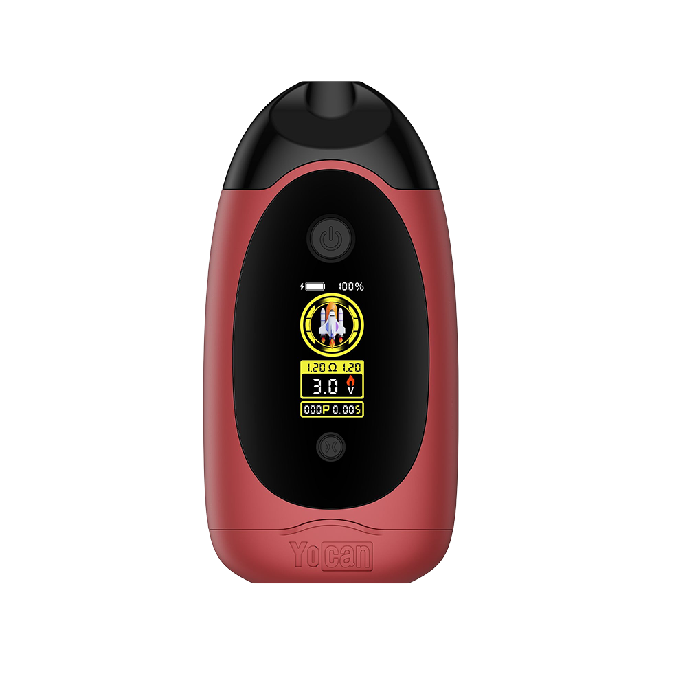 Yocan Dubb Dual 510 Cartridge Battery Yocan Red Vaporizers - Tophatter Daily Deals