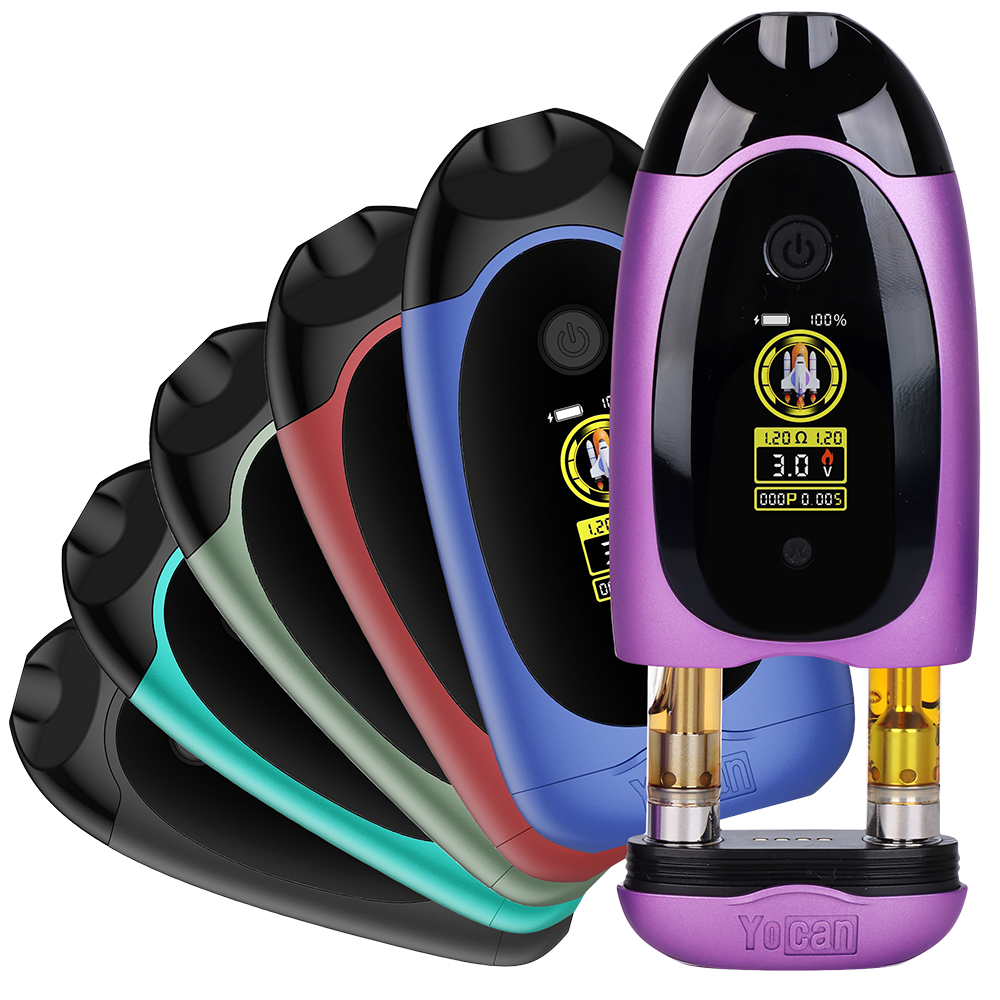 Yocan Dubb Dual 510 Cartridge Battery Vaporizers - Tophatter Daily Deals