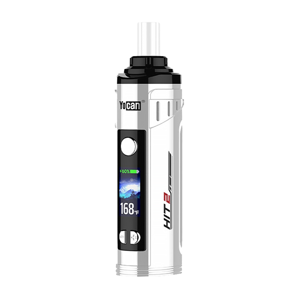 Yocan HIT 2 Dry Herb Vaporizer Yocan Silver Vaporizers - Tophatter Daily Deals
