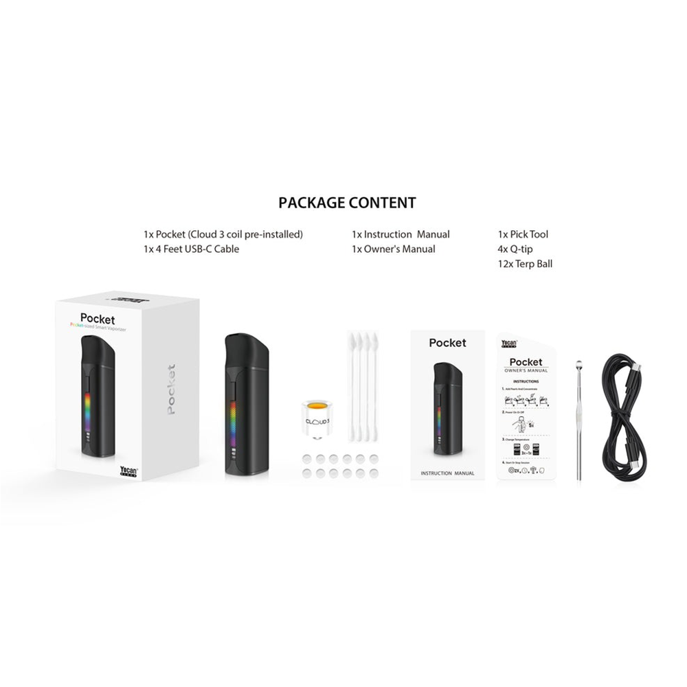 Yocan Pocket Wax Vaporizer Vaporizers - Tophatter Daily Deals