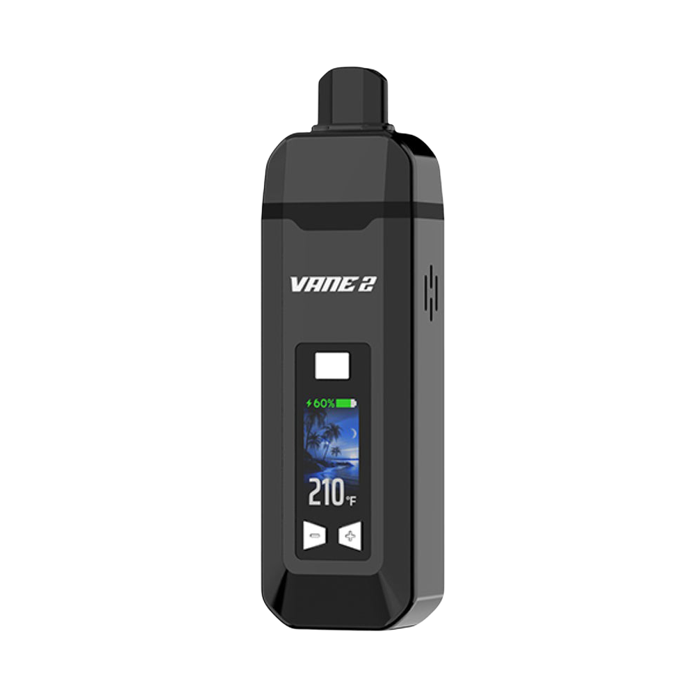 Yocan Vane 2 Dry Herb Vaporizer Yocan Obsidian Black Vaporizers - Tophatter Daily Deals