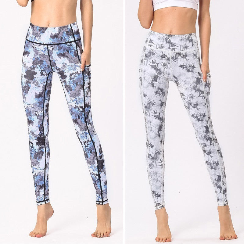 Yoga Pants Sports Camouflage Leggings Leggings - Tophatter Daily Deals
