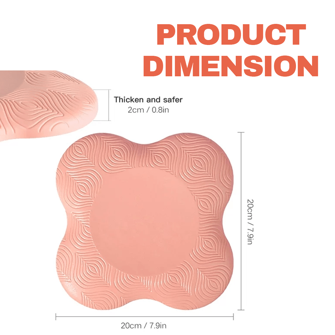 Yoga Pad for Knees - 2Pcs Extra Thick Exercise Knee Pads Soft Nonslip Pilates Kneeling Wrist Hips Hands Elbows Balance Yoga Product - Tophatter Daily Deals