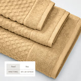 Cotton Diamond Waffle Weave Bath Towel Set - Grayson Collection Bath - Tophatter Daily Deals