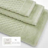 Cotton Diamond Waffle Weave Bath Towel Set - Grayson Collection Bath - Tophatter Daily Deals