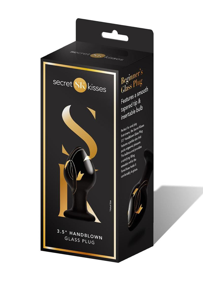 Secret Kisses Handblown Glass Plug 3.5 Inch > Glass > Toys - Tophatter Daily Deals
