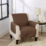 Medallion Solid Furniture Protector - Elenor Collection Chair Chocolate Taupe Furniture & Decor - Tophatter Daily Deals