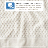 Cotton Diamond Waffle Weave Bath Towel Set - Grayson Collection Bath - Tophatter Daily Deals