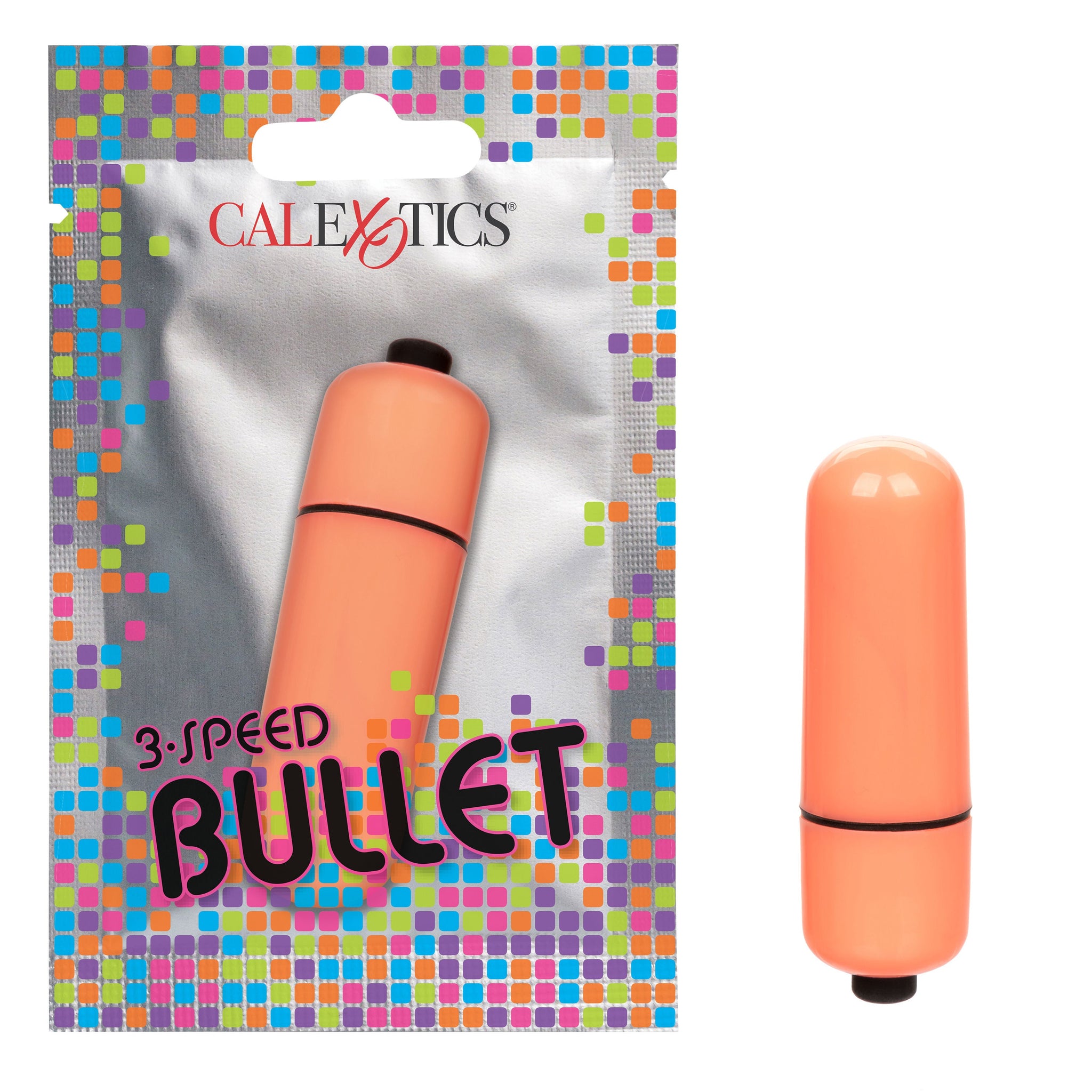 Foil Pack 3-Speed Bullet Vibrator in Vibrant Orange Color > Vibrators > Mini Vibrators - Tophatter Daily Deals