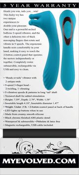Evolved Heads or Tails Dual Ended Massager > Vibrators > Standard Vibrators - Tophatter Daily Deals