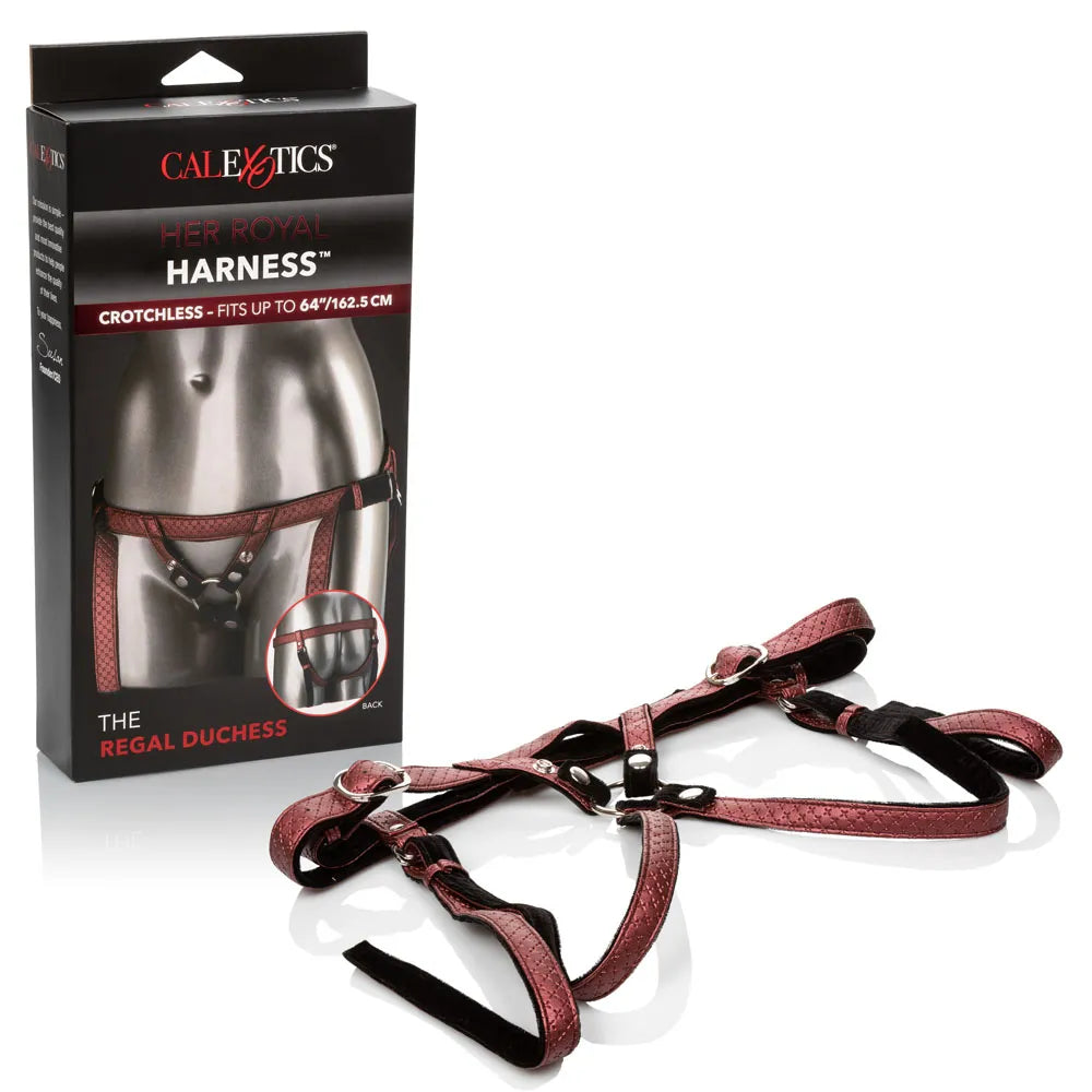 Her Royal Harness Regal Duchess – Premium Crotchless Vegan Leather Harness > Clothes > Womens Harnesses - Tophatter Daily Deals