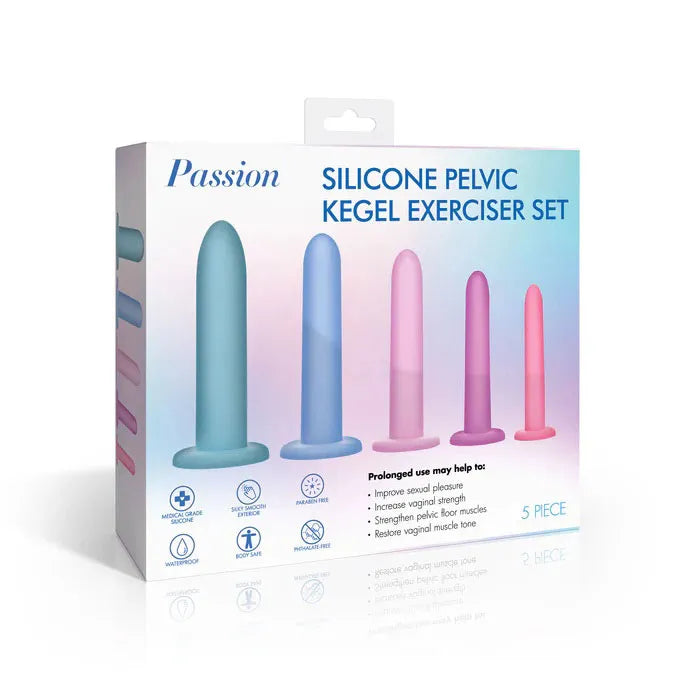 Silicone Pelvic Kegel Exerciser Set – Body-Safe Silicone Dilator & Kegel Exercise Set > Sex Toys > Dilators - Tophatter Daily Deals