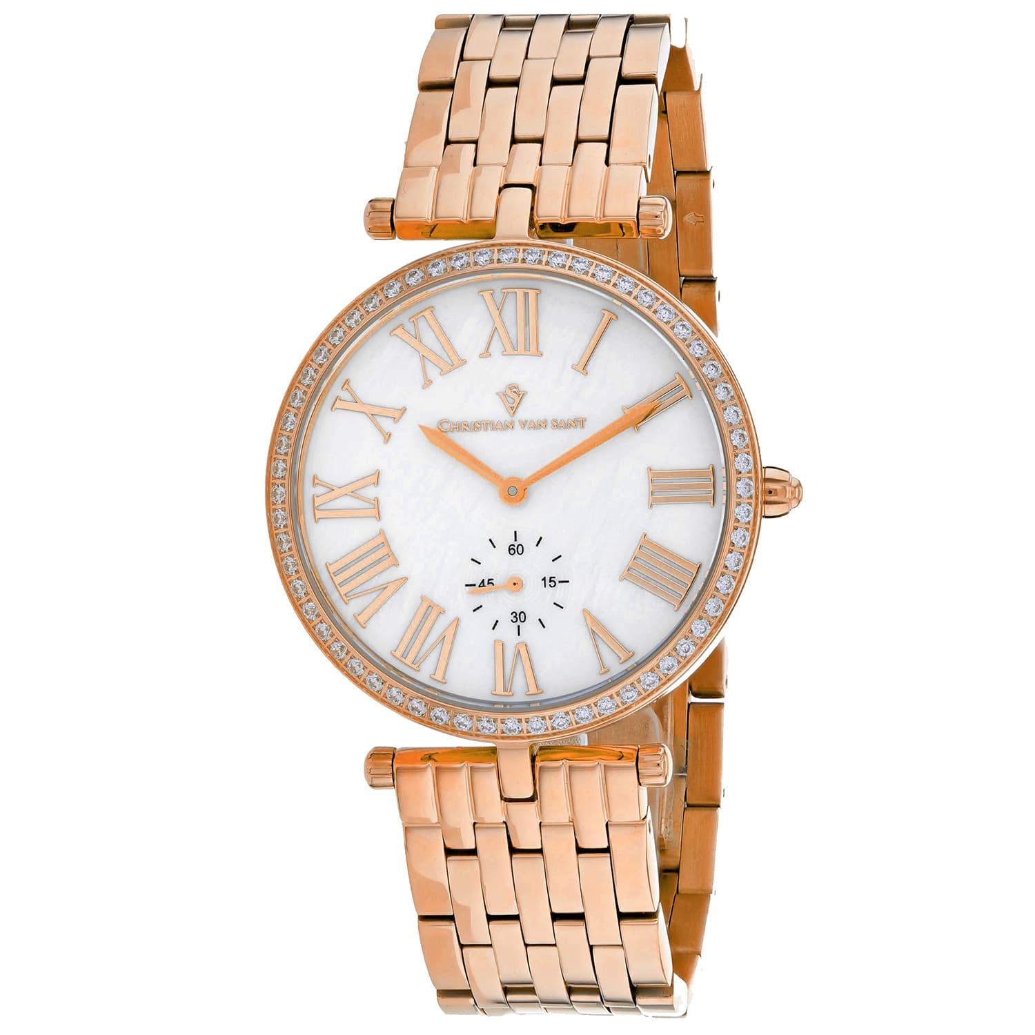 Christian Van Sant Women's Hush // CV0293 Mother of pearl Watches - Tophatter Daily Deals