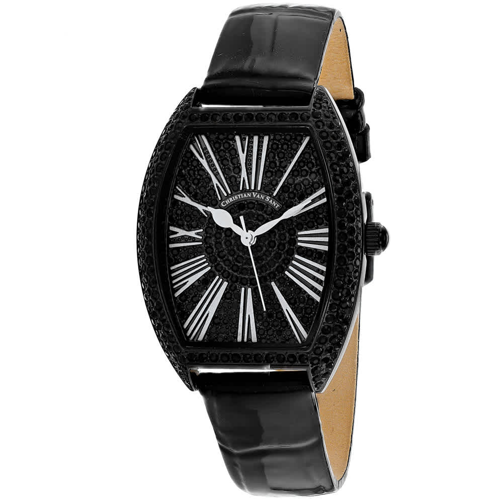 Christian Van Sant Women's Chic // CV4844 Black Watches - Tophatter Daily Deals