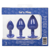 Cheeky Gems – Anal Training Kit with Three Graduated Anal Plugs > Anal Range > Butt Plug Kits - Tophatter Daily Deals