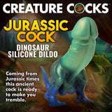 Jurassic Cock Dinosaur Silicone Dildo (Green) – 5 Inch Insertable Thick Curved Dildo > Dildos > Fantasy - Tophatter Daily Deals