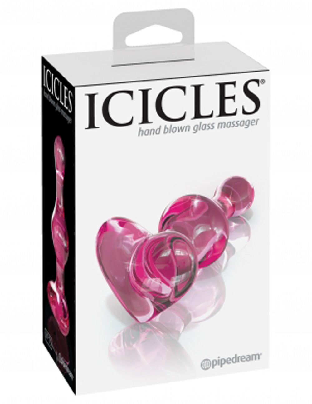 Icicles Pink Glass Massager Luxury Handcrafted Intimacy Toy > Glass > Toys - Tophatter Daily Deals