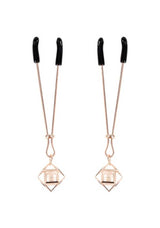 Sex & Mischief Brat Pearl Adjustable Nipple Clips – Set of 2 Clips > Sex Toys > Nipple Clamps - Tophatter Daily Deals