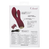Uncorked Cabernet Dual Massager in Deep Wine Red with 10 Speeds and Silicone Vibrator > Vibrators > Ladies > Rabbit - Tophatter Daily Deals