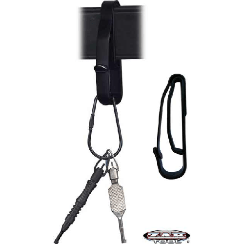 KEY RING BELT HOLDER - BLACK Tactical - Tophatter Daily Deals