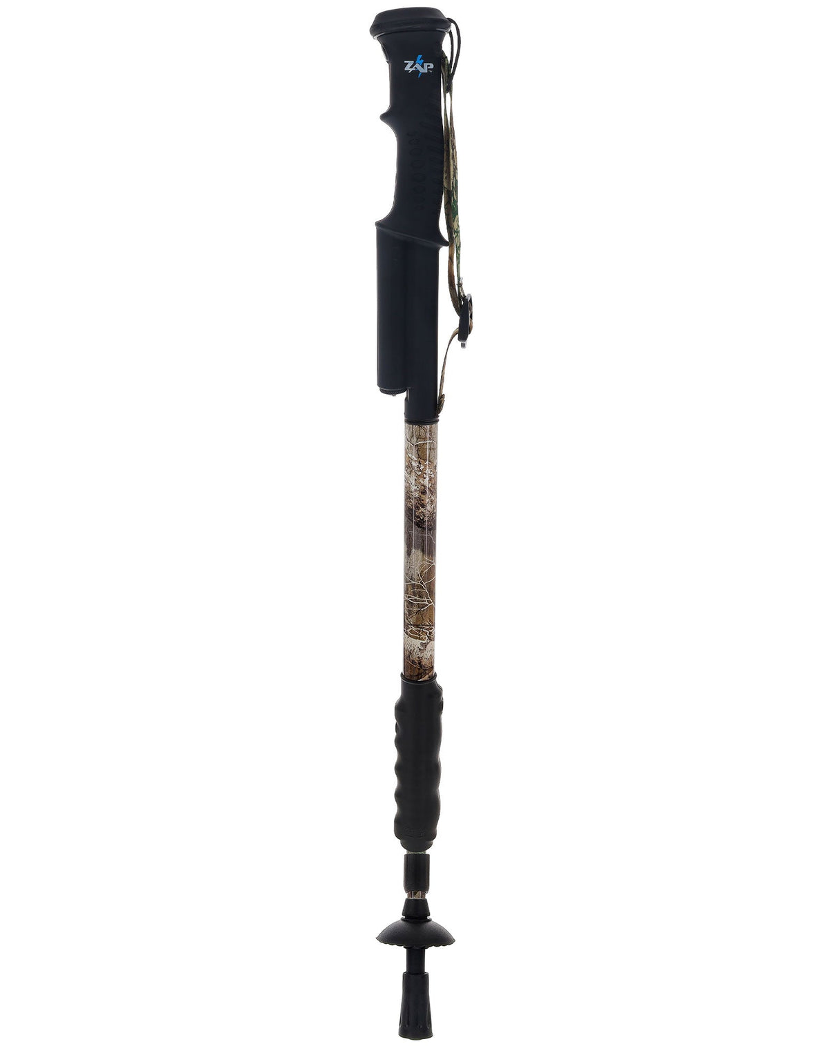 Zap Hike 'n' Strike Stun Gun with Flashlight Hiking Staff Black or Orange Folding Hiking Staffs - Tophatter Daily Deals