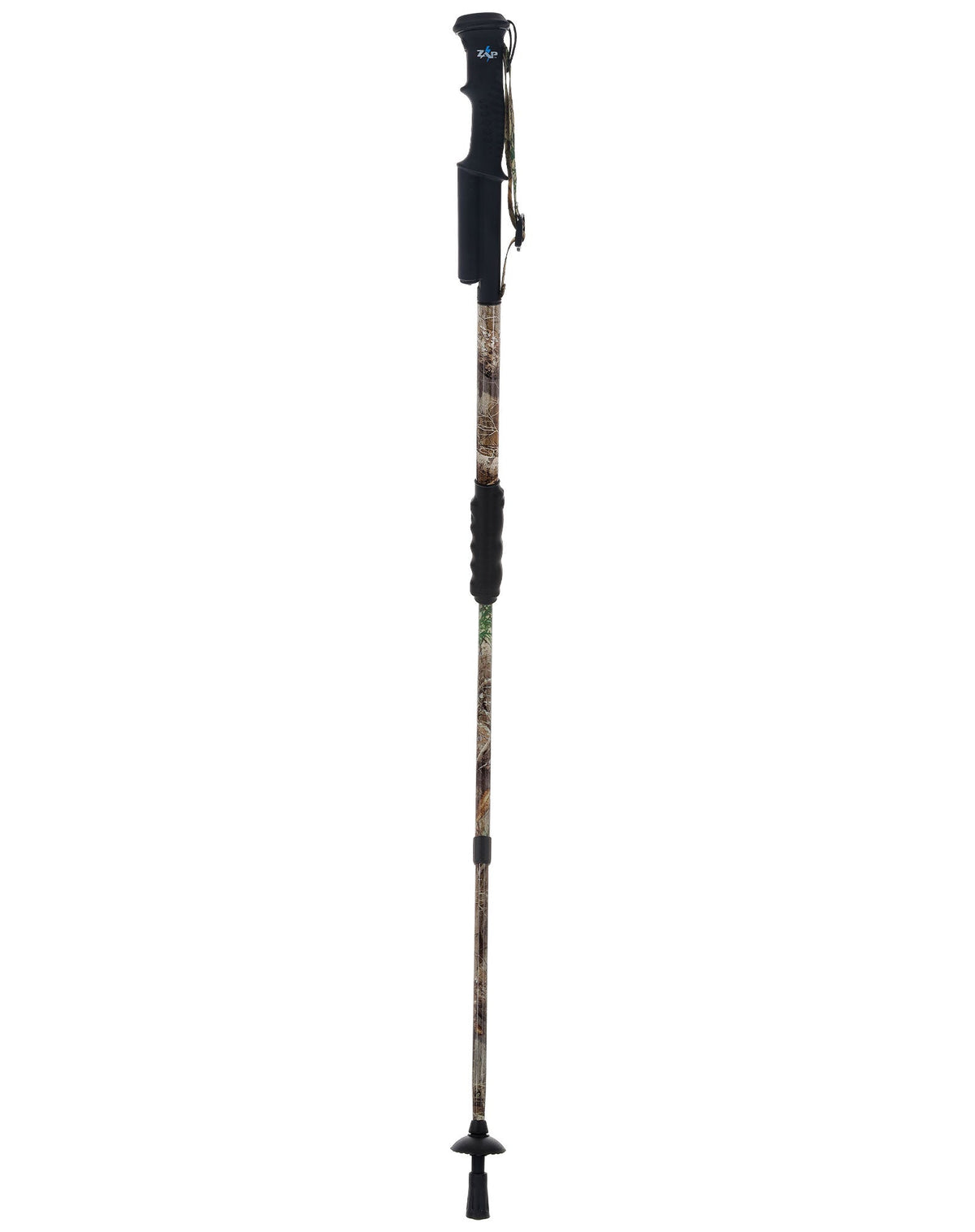 Zap Hike 'n' Strike Stun Gun with Flashlight Hiking Staff Black or Orange Folding Hiking Staffs - Tophatter Daily Deals