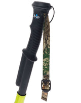 Zap Hike 'n' Strike Stun Gun with Flashlight Hiking Staff Black or Orange Folding Hiking Staffs - Tophatter Daily Deals
