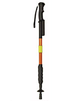 Zap Hike 'n' Strike Stun Gun with Flashlight Hiking Staff Black or Orange Orange Folding Hiking Staffs - Tophatter Daily Deals