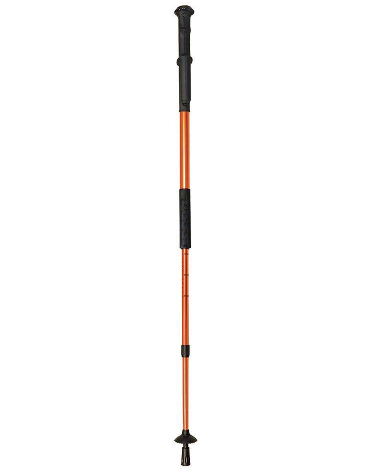 Zap Hike 'n' Strike Stun Gun with Flashlight Hiking Staff Black or Orange Folding Hiking Staffs - Tophatter Daily Deals