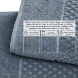 Cotton Diamond Waffle Weave Bath Towel Set - Grayson Collection Bath - Tophatter Daily Deals