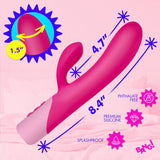 Clit Tapping Vibrating Rabbit (Pink) – Flexible Silicone Rabbit Vibrator > Vibrators > Ladies > Rabbit - Tophatter Daily Deals