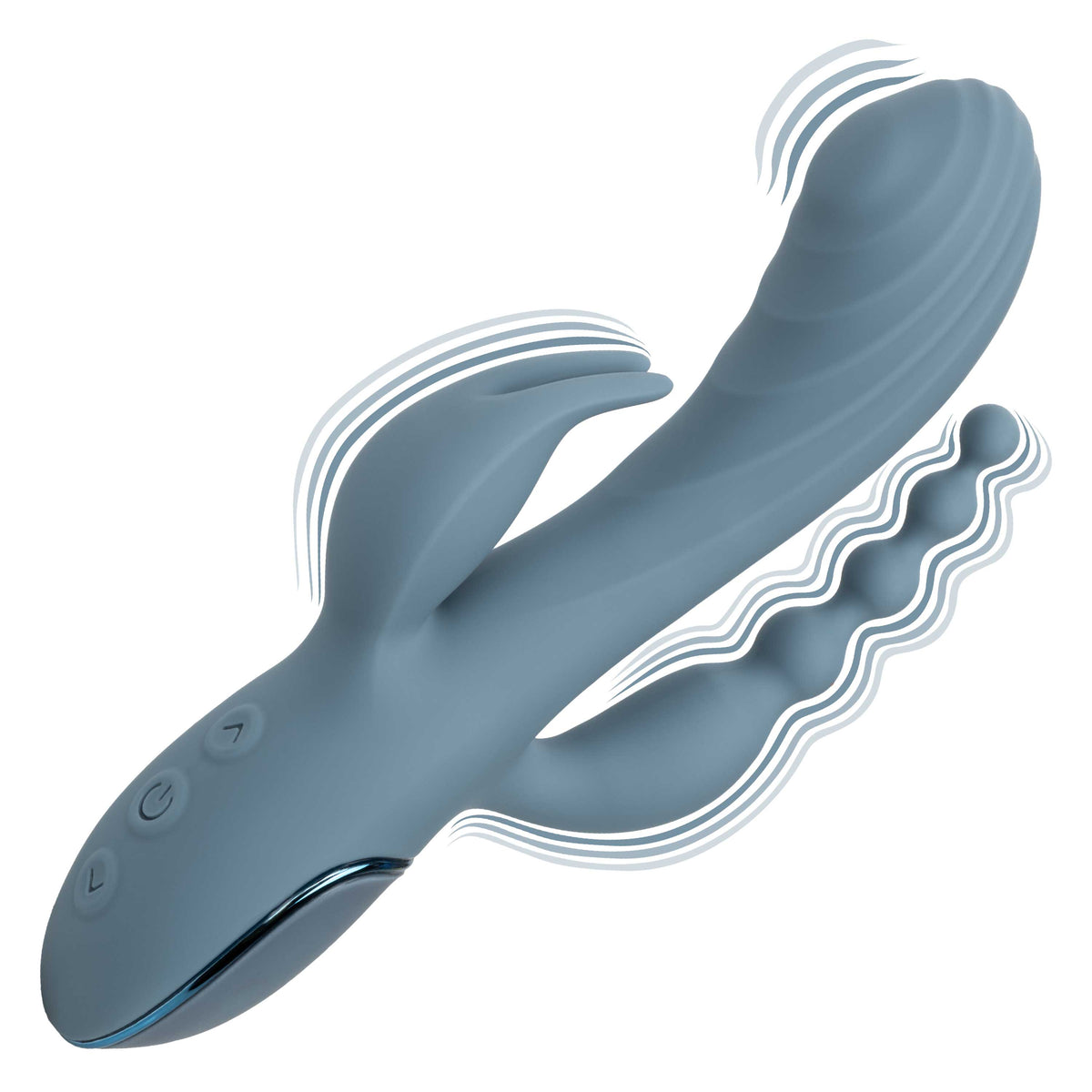 Triple Motor Vibrator Massager With Beaded Tail > Vibrators > Ladies > Rabbit Multi - Tophatter Daily Deals