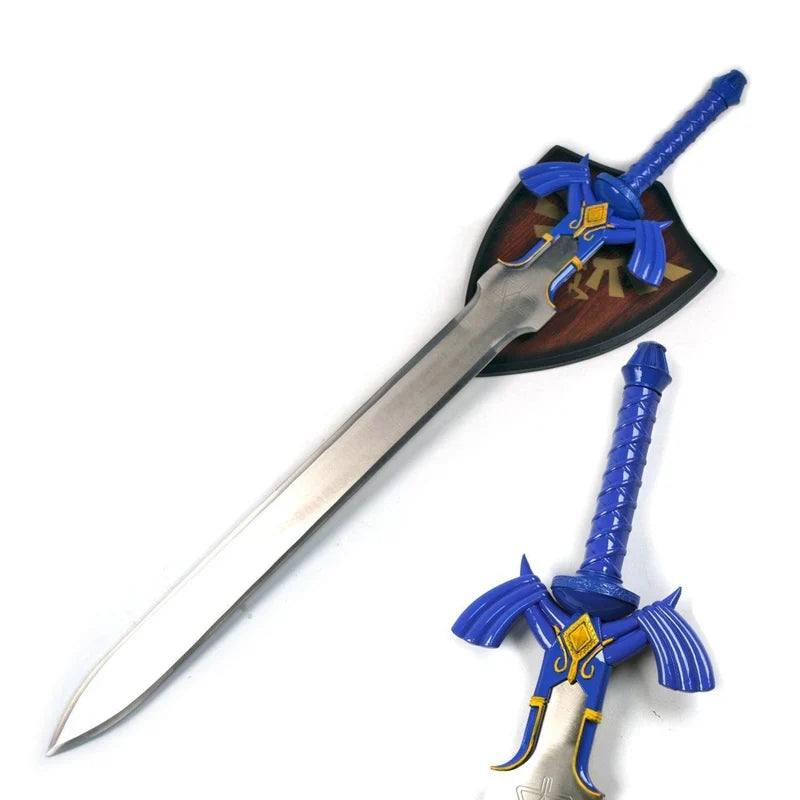 Legend Of Zelda - Master Sword with Triforce Plaque Sword - Tophatter Daily Deals