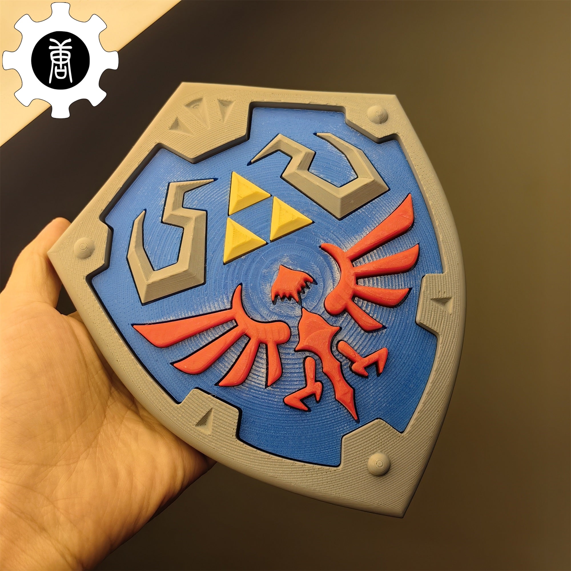3D-Printed Link Master Sword Hylian Shield Replica - Tophatter Daily Deals