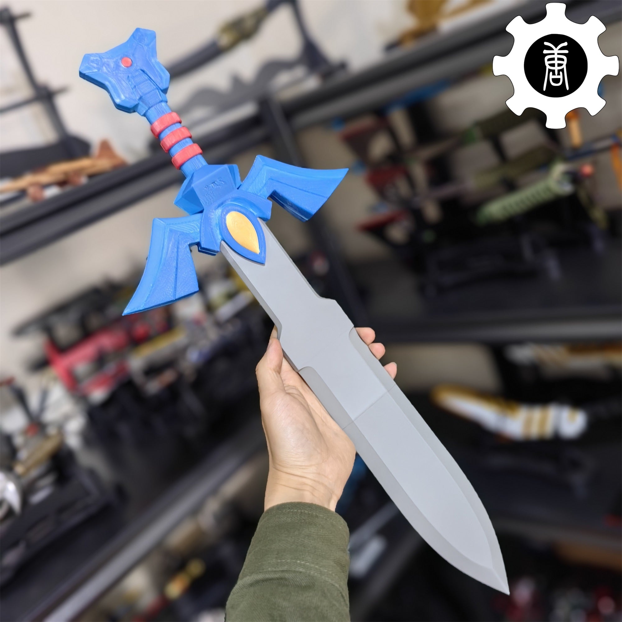 3D-Printed Link Master Sword Hylian Shield Replica - Tophatter Daily Deals
