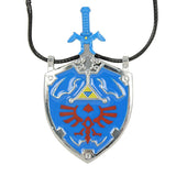 Link's Master Sword with Hylian Shield Necklace Video Game Sword - Tophatter Daily Deals