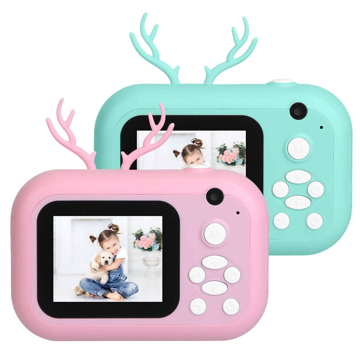 Zero Ink Selfie Camera 1080P HD Video Recorder with Dual Lens 3 Roll Print Papers Cameras & Drones - Tophatter Daily Deals