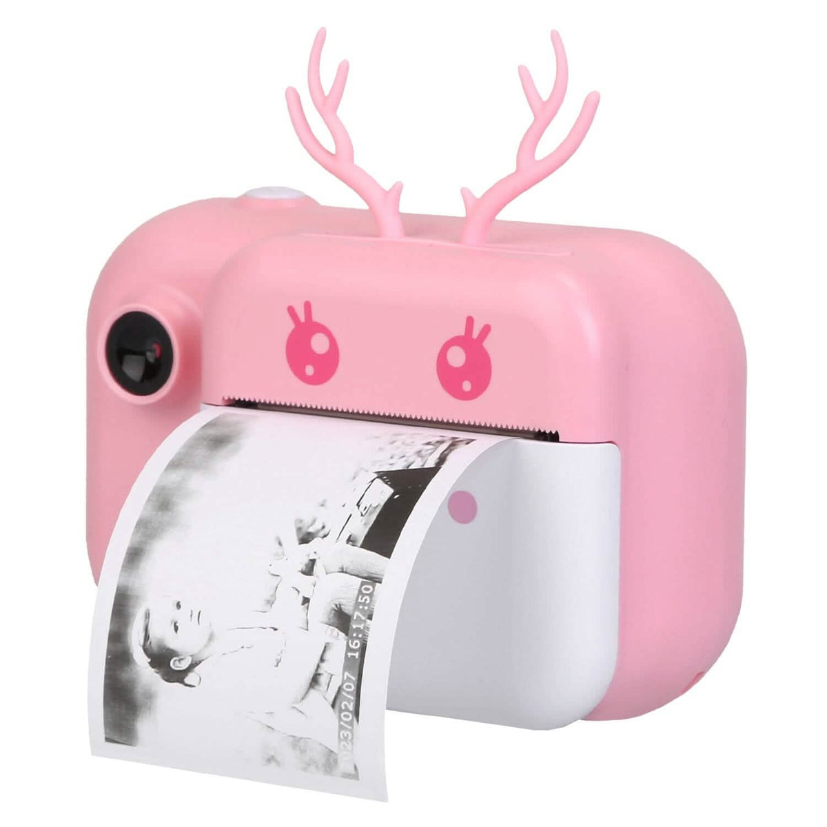 Zero Ink Selfie Camera 1080P HD Video Recorder with Dual Lens 3 Roll Print Papers Cameras & Drones - Tophatter Daily Deals