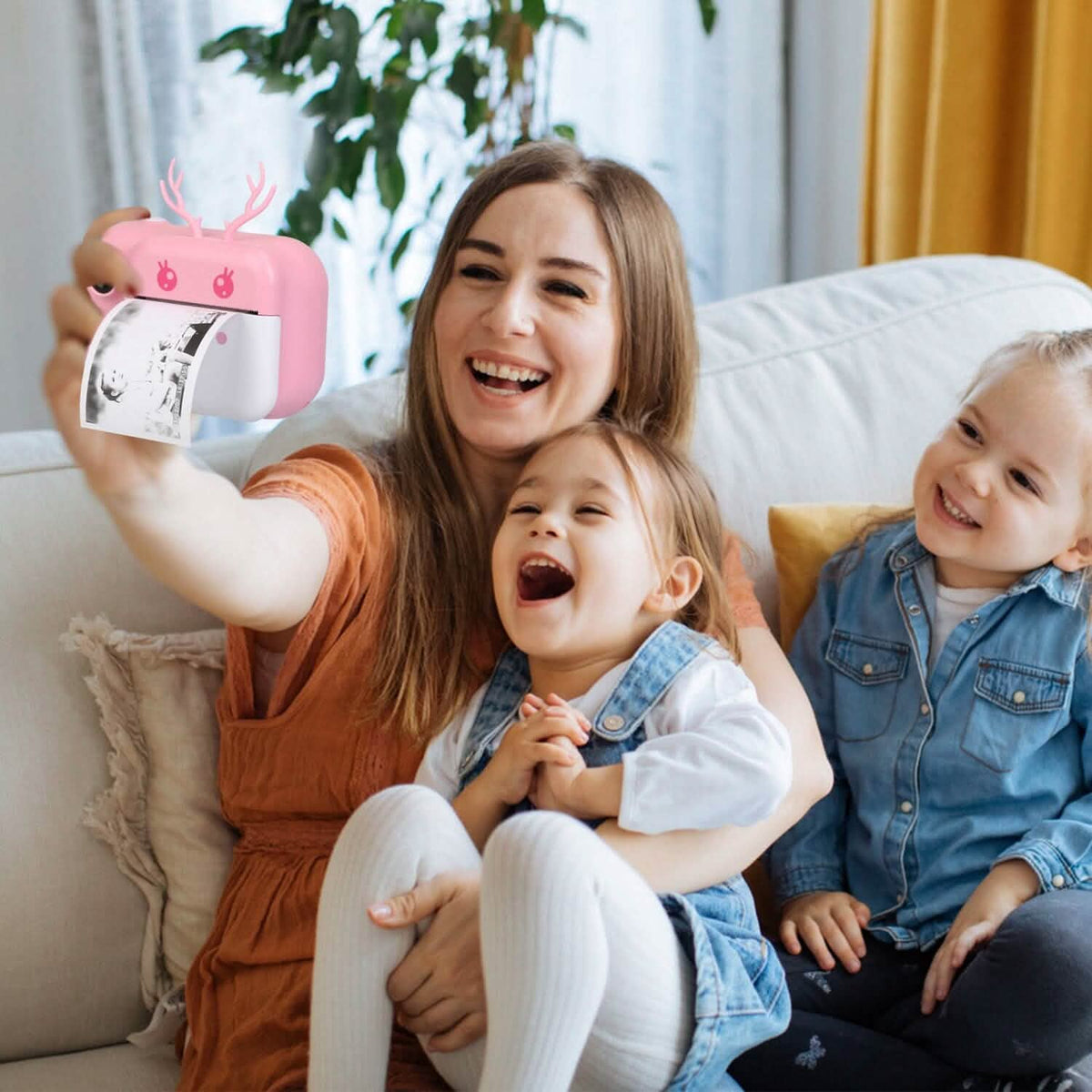 Zero Ink Selfie Camera 1080P HD Video Recorder with Dual Lens 3 Roll Print Papers Cameras & Drones - Tophatter Daily Deals