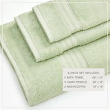 Cotton Terry Bath Towel Set - Cooper Collection Bath - Tophatter Daily Deals