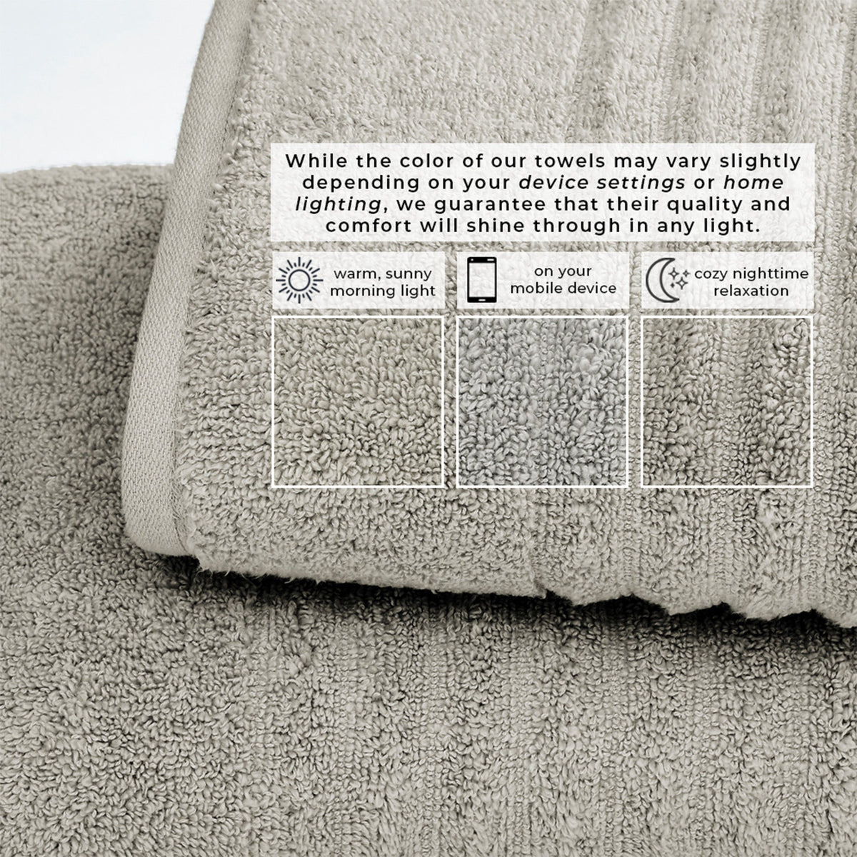 Luxury Combed Cotton Bath Towel Set - Karina Collection Bath - Tophatter Daily Deals