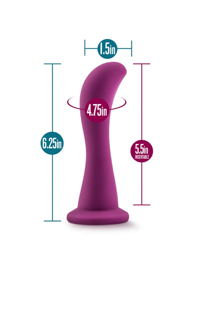 Blush Novelties - Temptasia - Bellatrix - Curved Probe - Purple Sex Toy - Tophatter Daily Deals