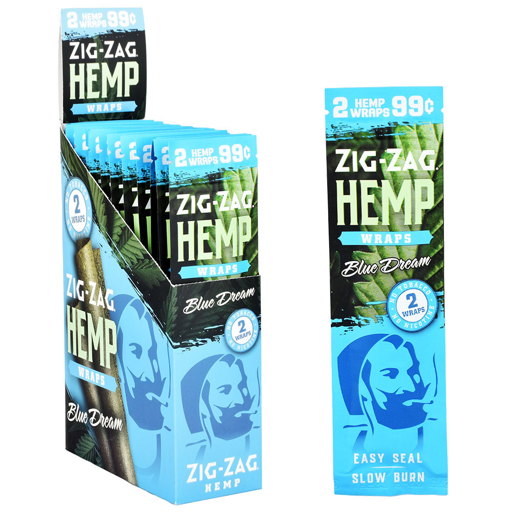 Zig Zag Natural Wraps Blue Dream Blunt Wraps & Leaf Rolls - Tophatter Daily Deals