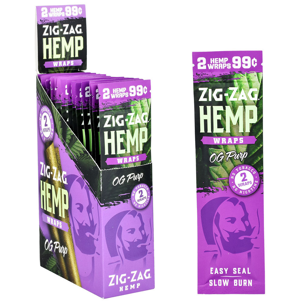 Zig Zag Natural Wraps OG Purp Blunt Wraps & Leaf Rolls - Tophatter Daily Deals